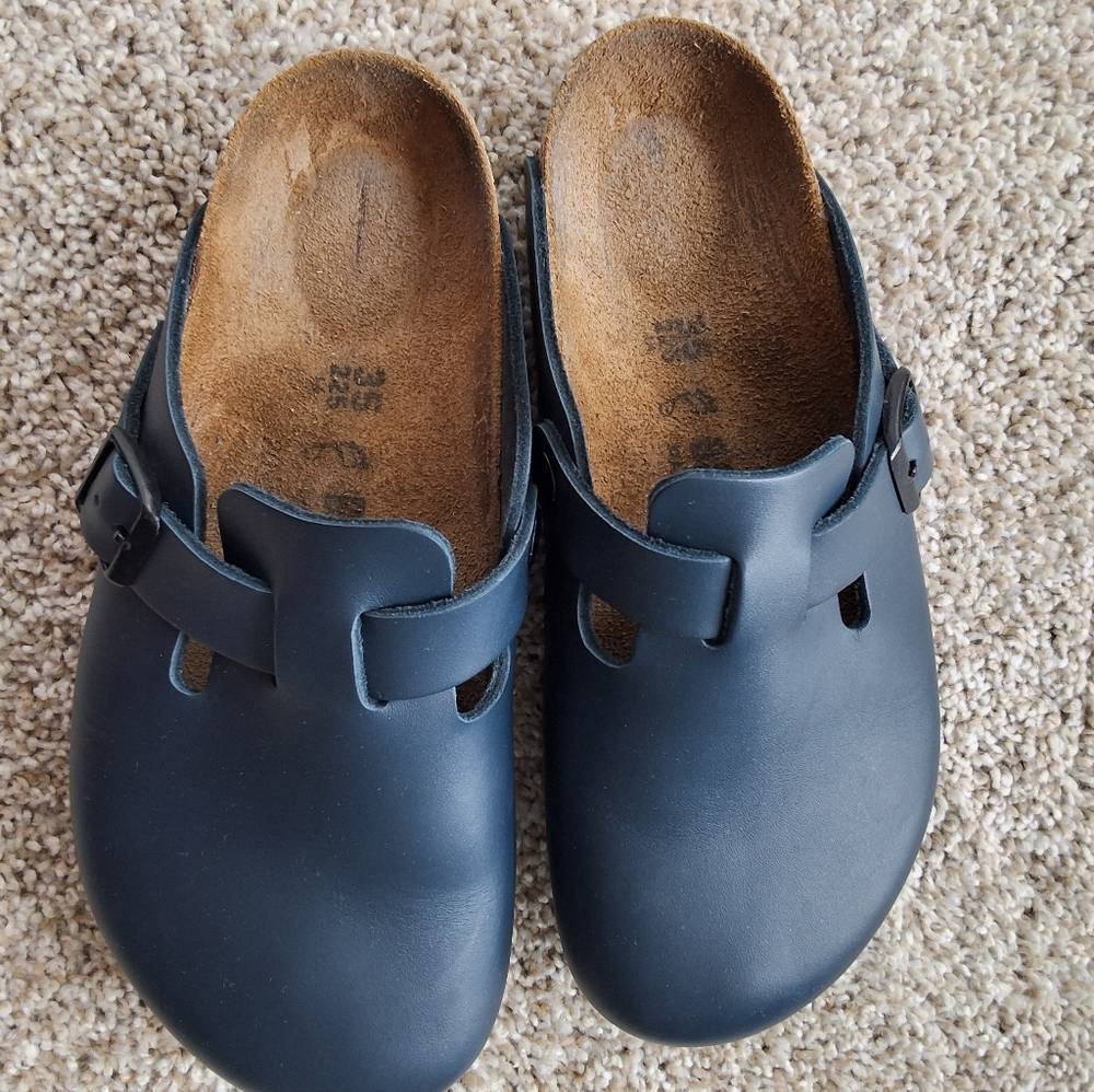 Birkenstock Boston Blue Size 35 Regular